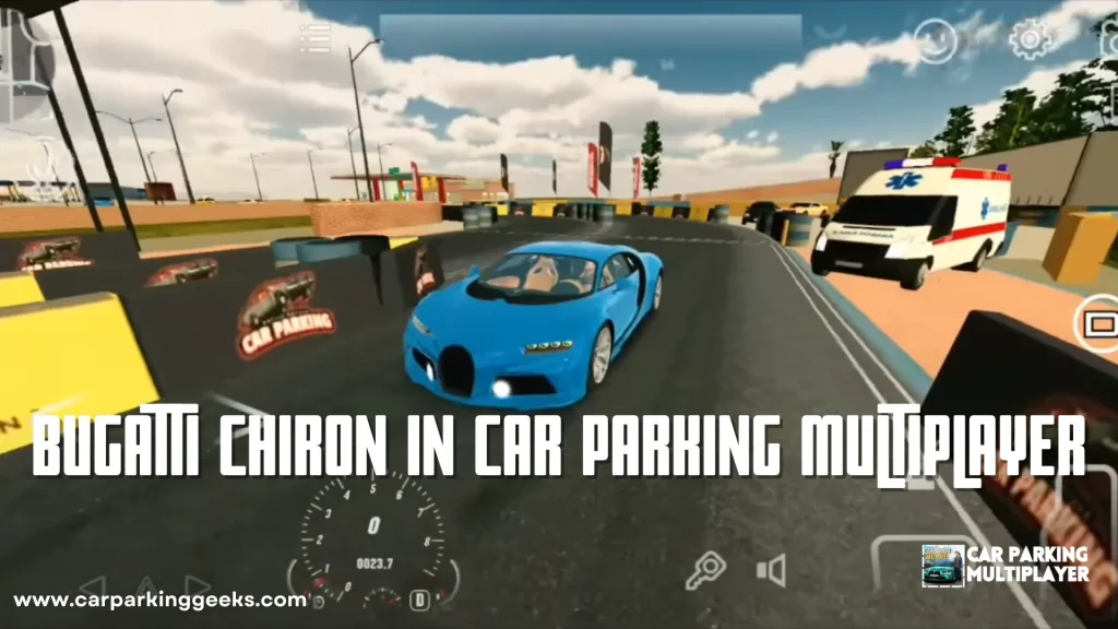 Bugatti Chiron in Car Parking Multiplayer