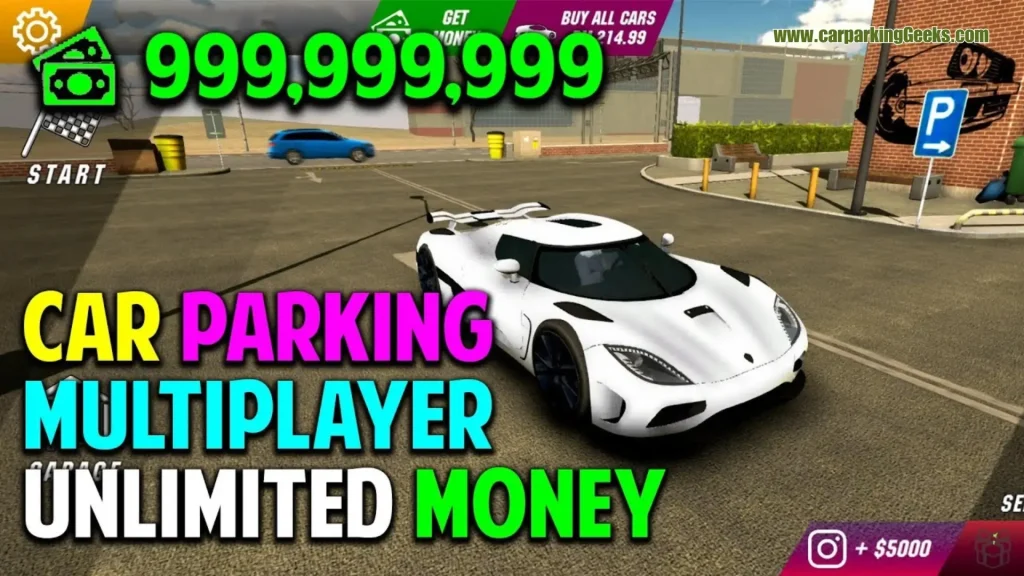 Earn money in Car Parking Multiplayer